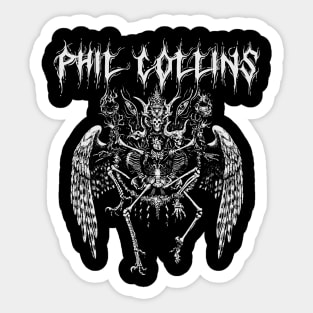 phil collins ll darknes Sticker